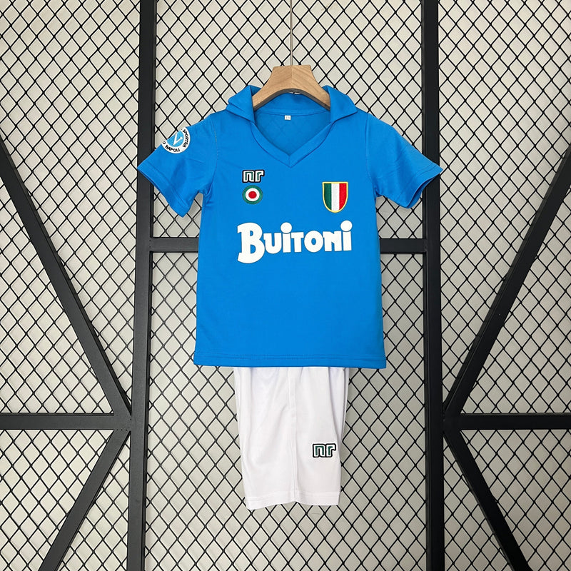 NAPOLI I 87/88 CONJUNTO INFANTIL (RETRO)